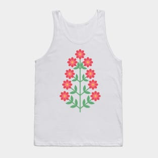 Cute Cartoon Flower Tank Top